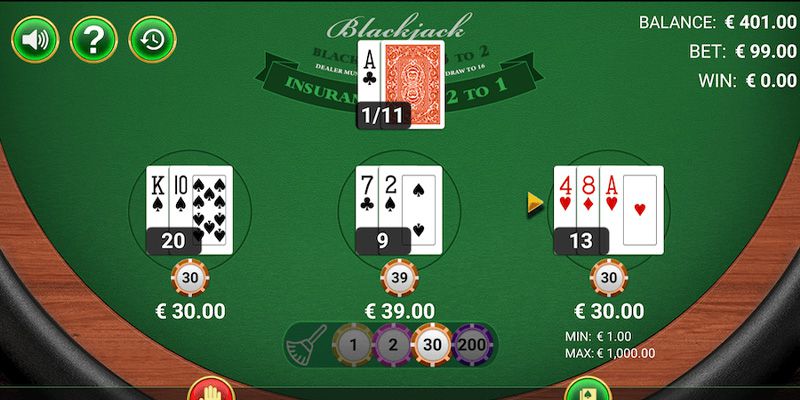 Áp dụng mẹo chơi hay để thắng cược blackjack trực tuyến